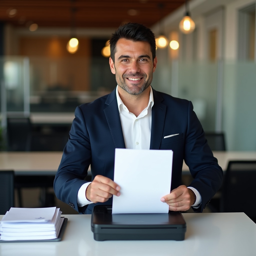 Proces de scanare a documentelor contabile cu scanner profesional